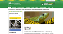 Desktop Screenshot of dierenambulancekennemerland.nl